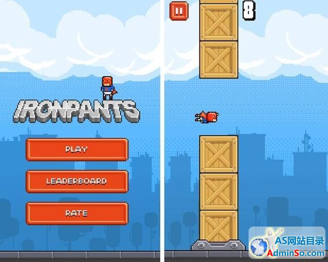 山寨版Flappy Bird游戏应用迅速蹿红