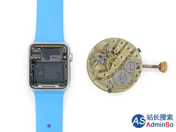 抛掉逼格 把Apple Watch拆碎了看看
