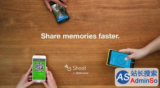 BitTorrent推出图片分享应用Shoot