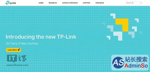 TP-LINK国际官网换用新Logo：明显更好看