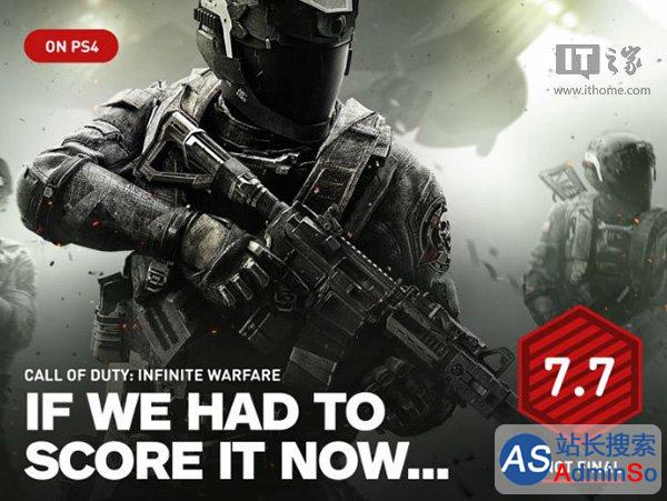《使命召唤13：无限战争》IGN暂评7.7：情节过于乏味