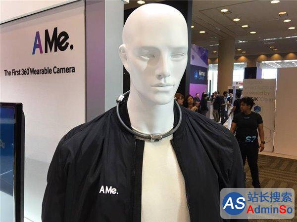 三星展示新奇原型产品：将VR相机戴脖子上